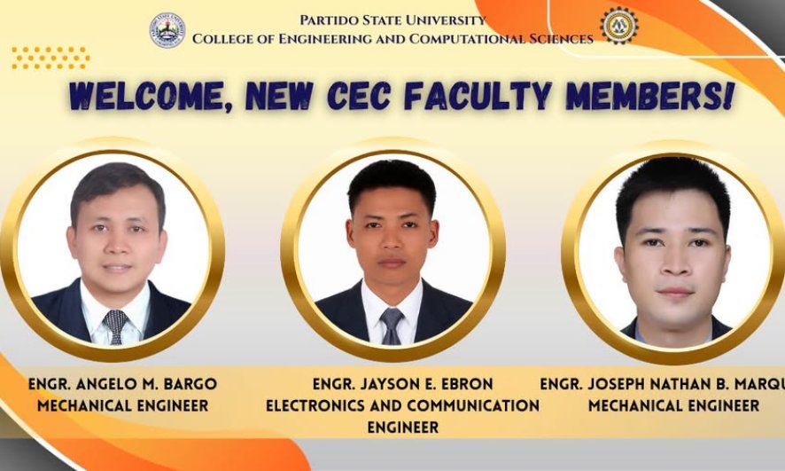 WELCOME, NEW CEC FACULTY MEMBERS!